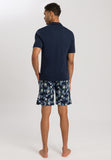 75137 Night & Day S/SLV SHORT PAJAMA - 1251 Fine Lined Print
