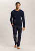 Night And Day Knit Lounge Pant | Navy Ink Leaves 75216-3033