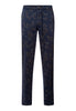 Night And Day Knit Lounge Pant | Navy Ink Leaves 75216-3033