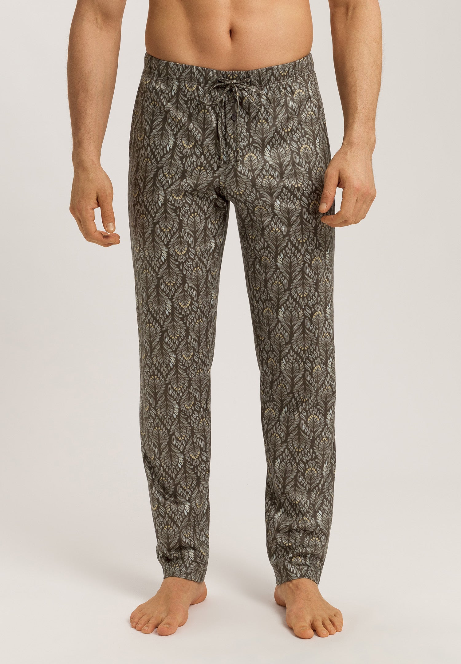 Night And Day Knit Lounge Pant | Green Lichen Pattern 75216-3034