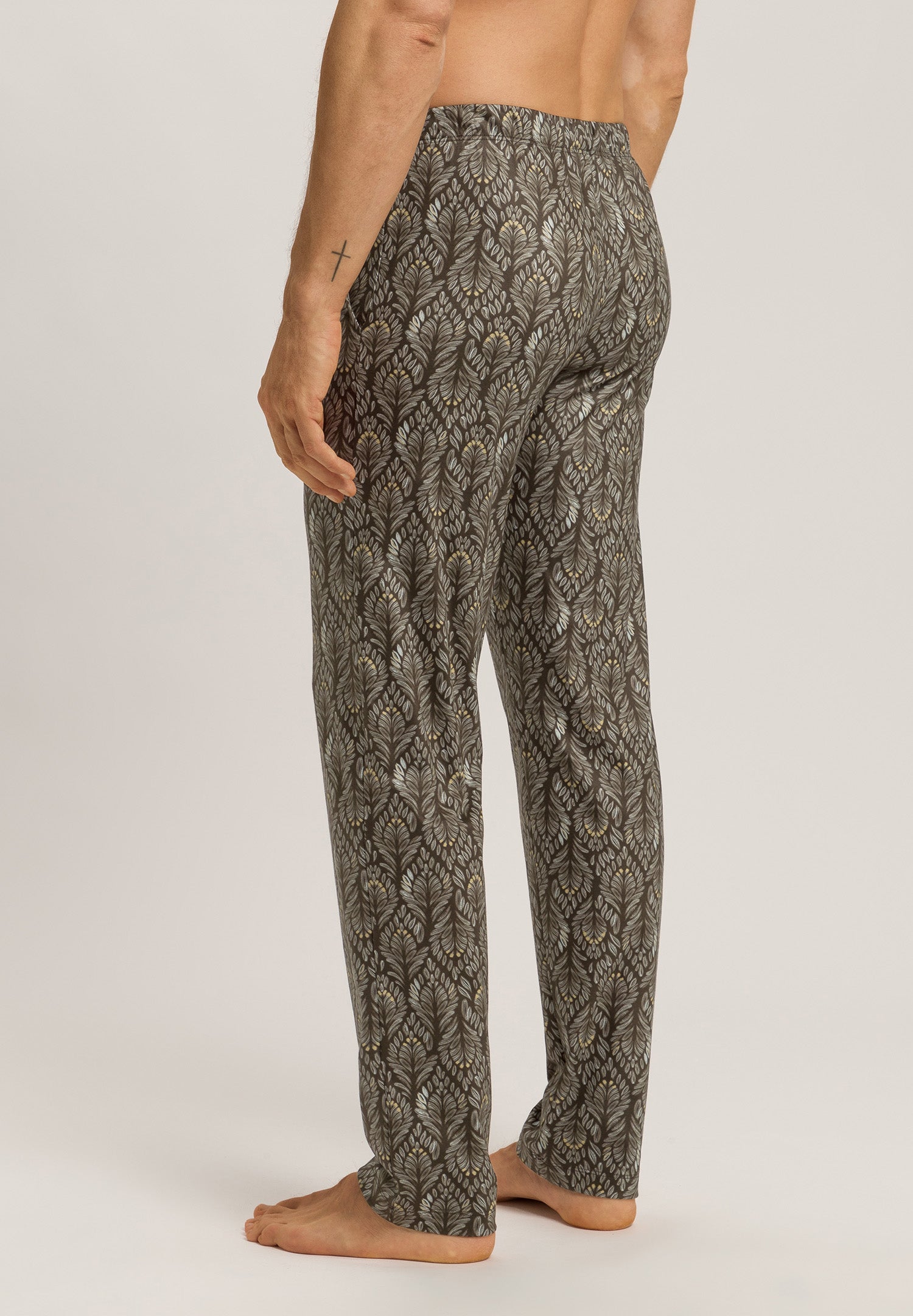 Night And Day Knit Lounge Pant | Green Lichen Pattern 75216-3034