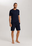 Night & Day Soft Cotton Crew Neck T-Shirt | Deep Navy 75430-1610