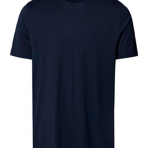 Night & Day Soft Cotton Crew Neck T-Shirt | Deep Navy 75430-1610