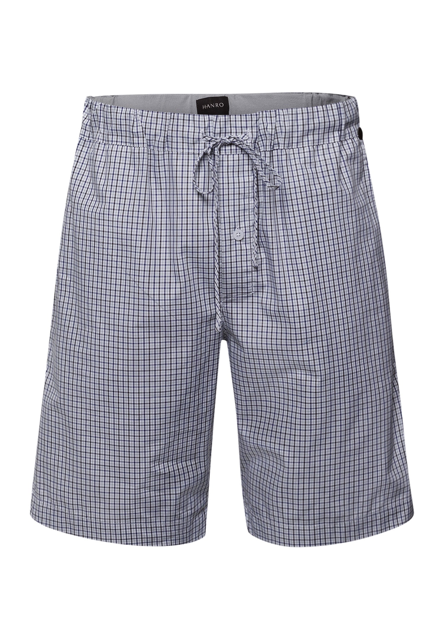 Night And Day Cotton Woven Drawstring Shorts | Shaded Check 75433-1097