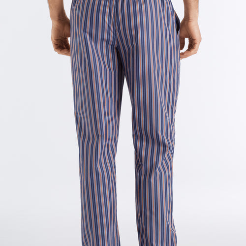 75436 Night & Day Woven Lounge Pant - 2074 Orange Blue Stripe