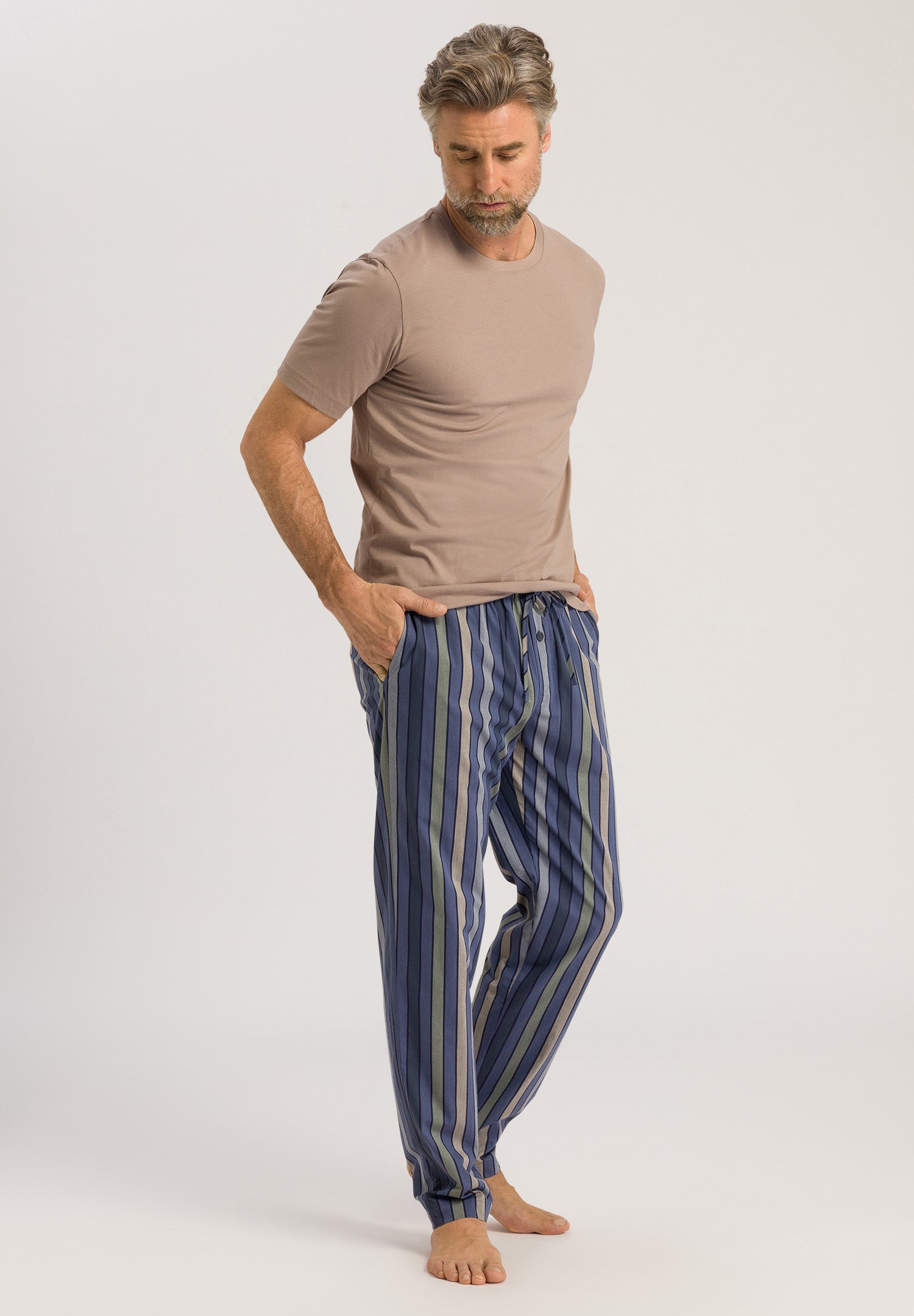 75436 Night & Day Woven Lounge Pant - 2384 Everblue Stripe