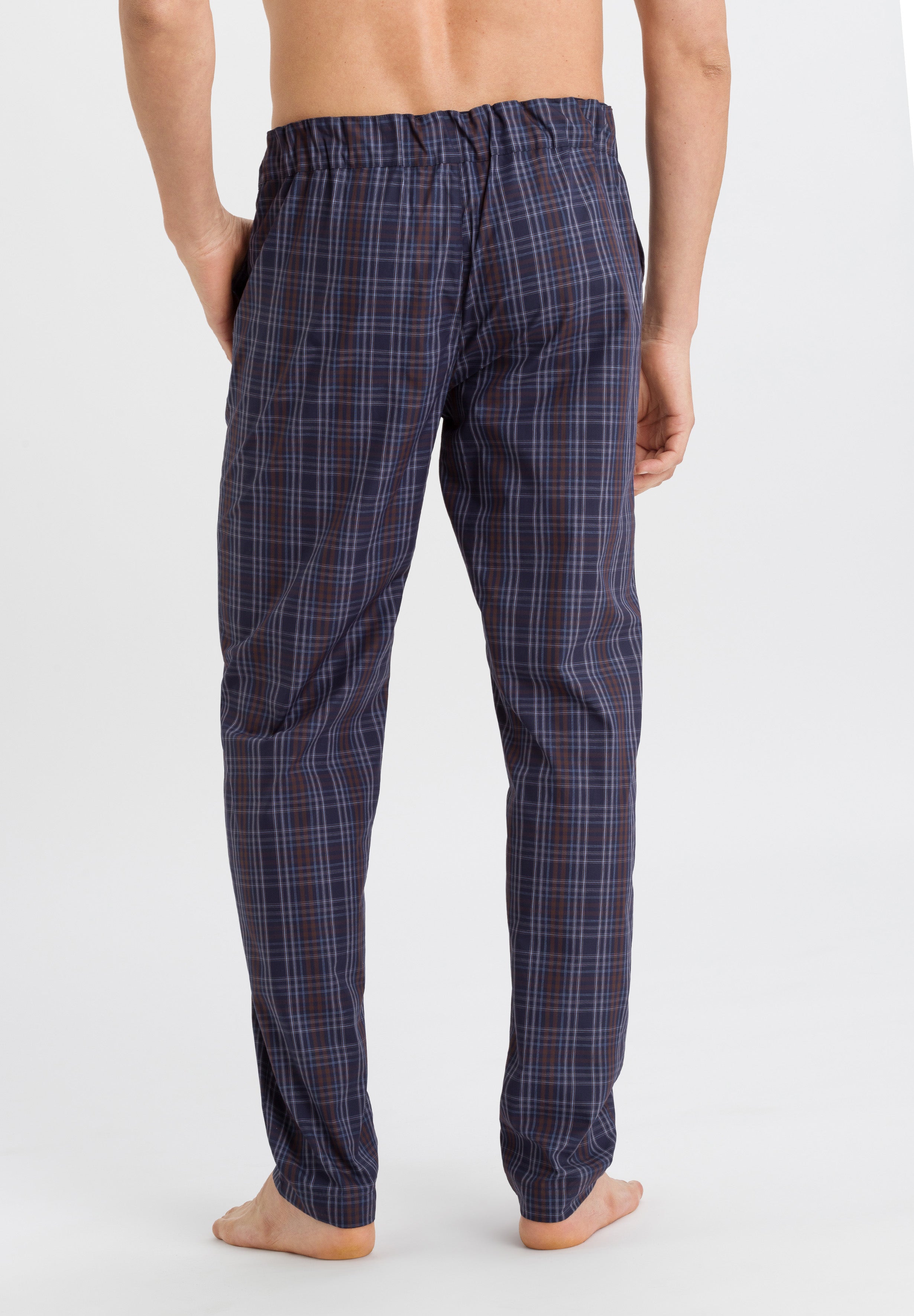 75436 Night & Day Woven Lounge Pant - 2941 Fine Bluish Check