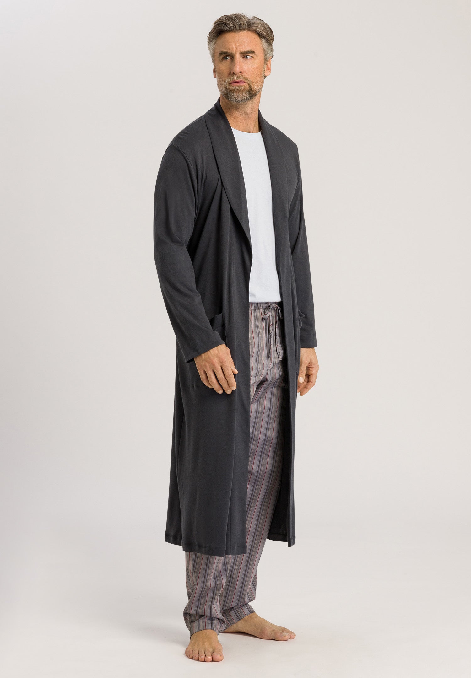 75438 Night & Day Knit Robe - 2844 Dark Shale