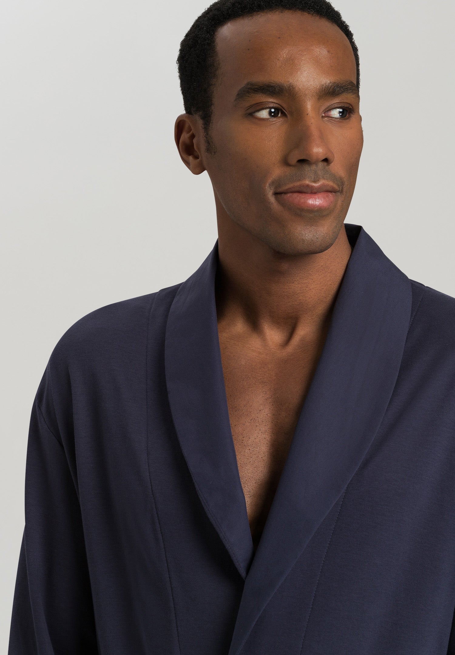 75438 Night & Day Knit Robe - 496 Black Iris