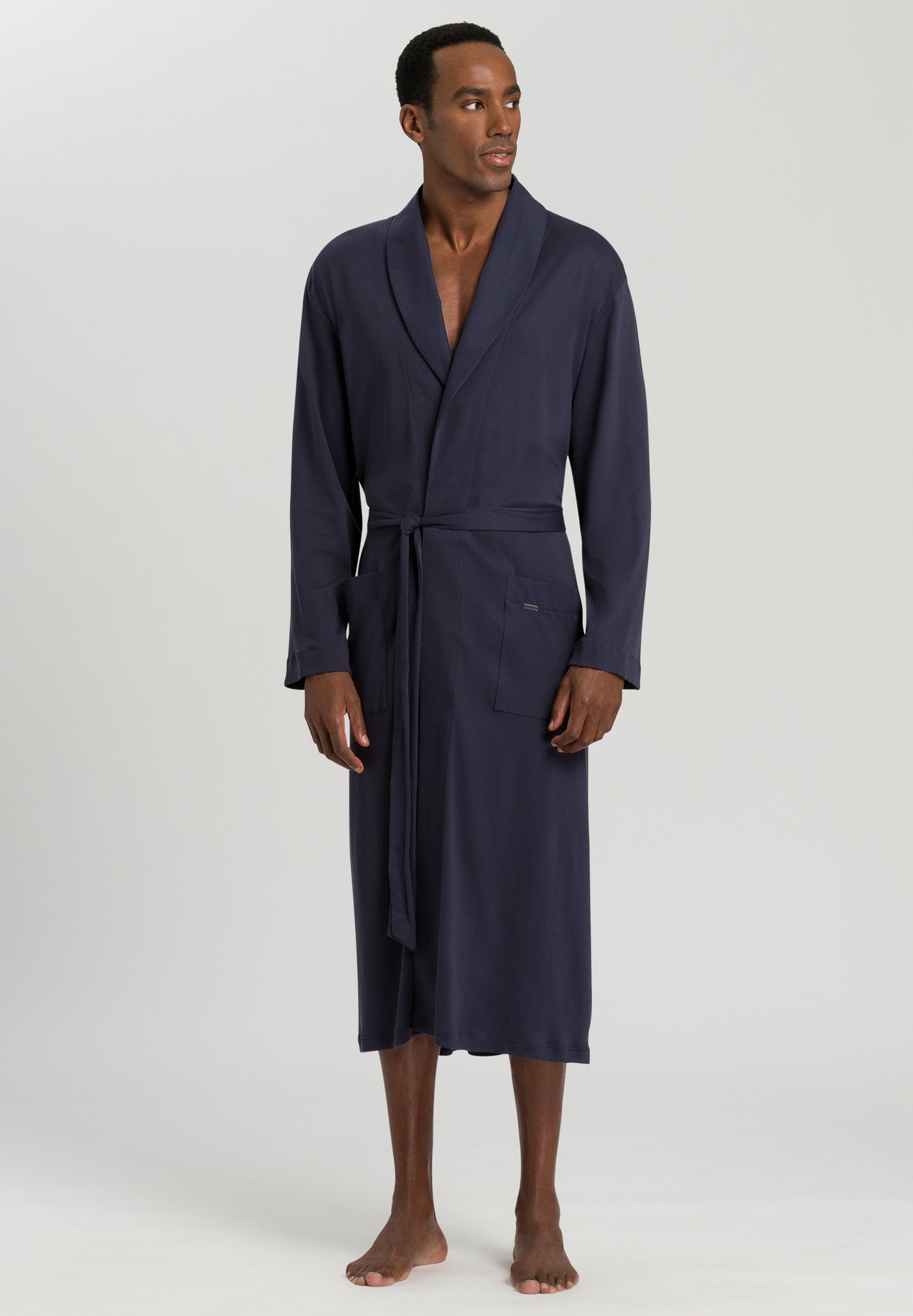 75438 Night & Day Knit Robe - 496 Black Iris