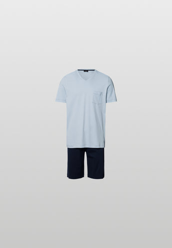 Night And Day Cotton V-Neck Pajama Set | Sea Breeze 75440-2622