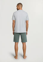 Night And Day Short Sleeve Short Pajama Set | Studio Green 75440-2739