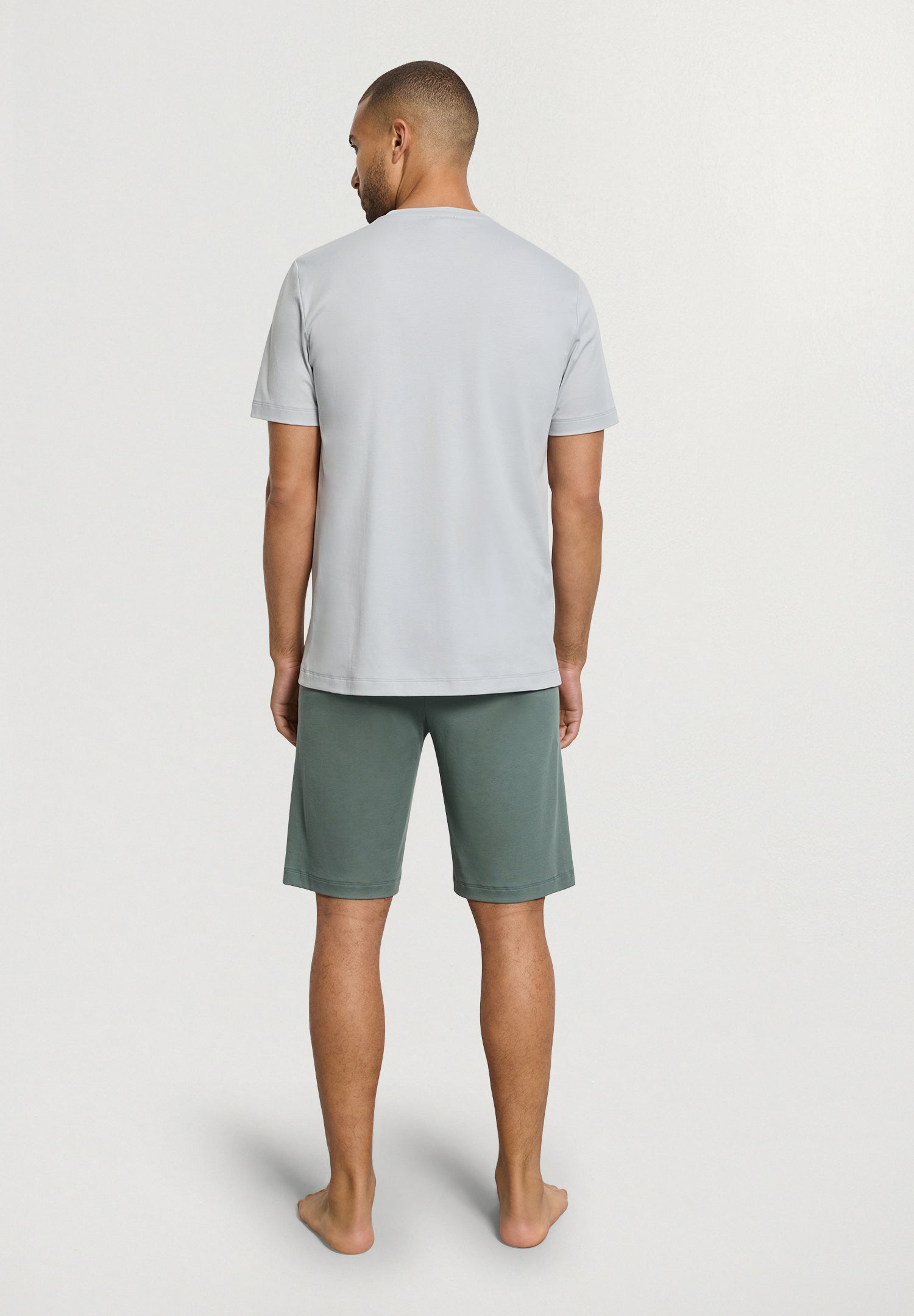 Night And Day Short Sleeve Short Pajama Set | Studio Green 75440-2739