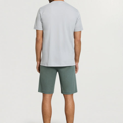 Night And Day Short Sleeve Short Pajama Set | Studio Green 75440-2739