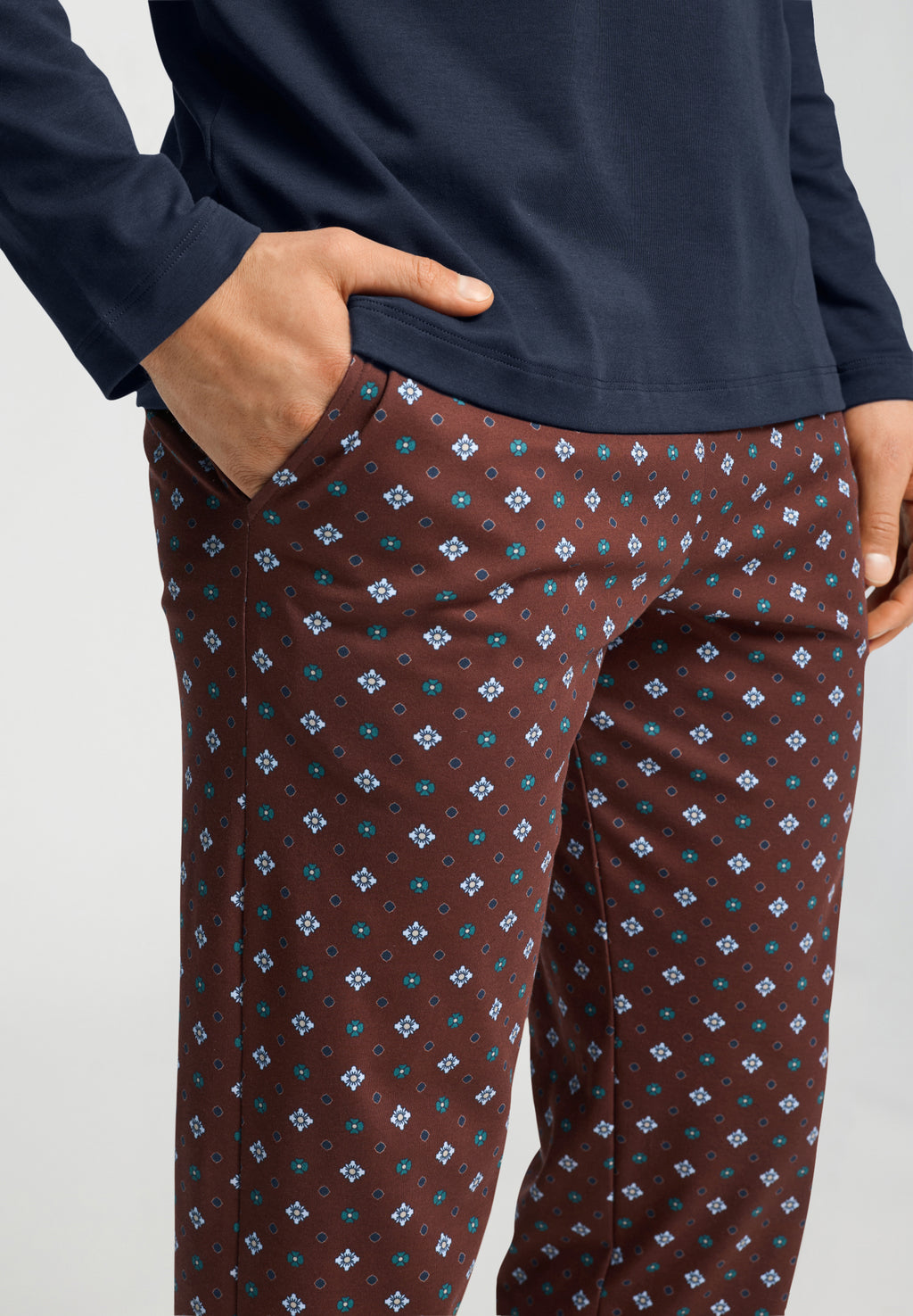 Night And Day Cotton V-Neck Pajama Set | Sagittarius 75462-3122