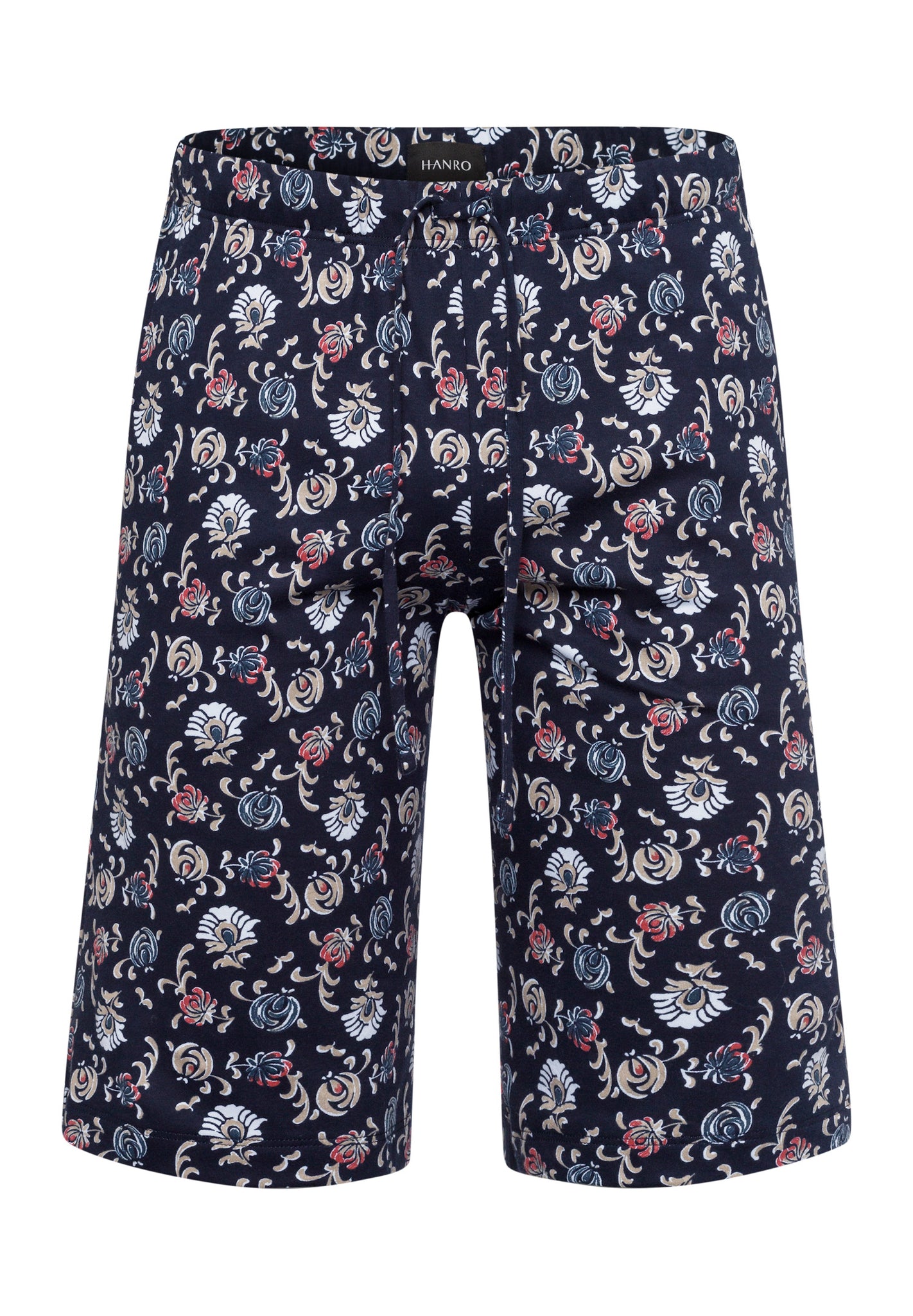 75513 Night And Day SHORT KNIT PANT - 1248 Navy Botany Print