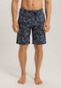 Night And Day Short Knit Pant | Aqua Ink Leaves 75513-3025
