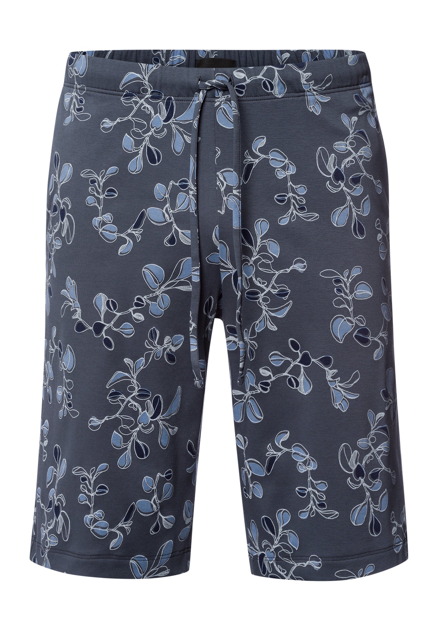 Night And Day Short Knit Pant | Aqua Ink Leaves 75513-3025