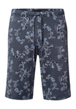 Night And Day Short Knit Pant | Aqua Ink Leaves 75513-3025