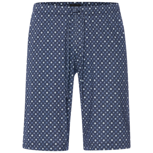 Night And Day Drawstring Cotton Shorts | Squared Harmony 75513-3100