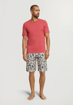 Night And Day Drawstring Cotton Shorts | Maritime Paisley 75513-3101