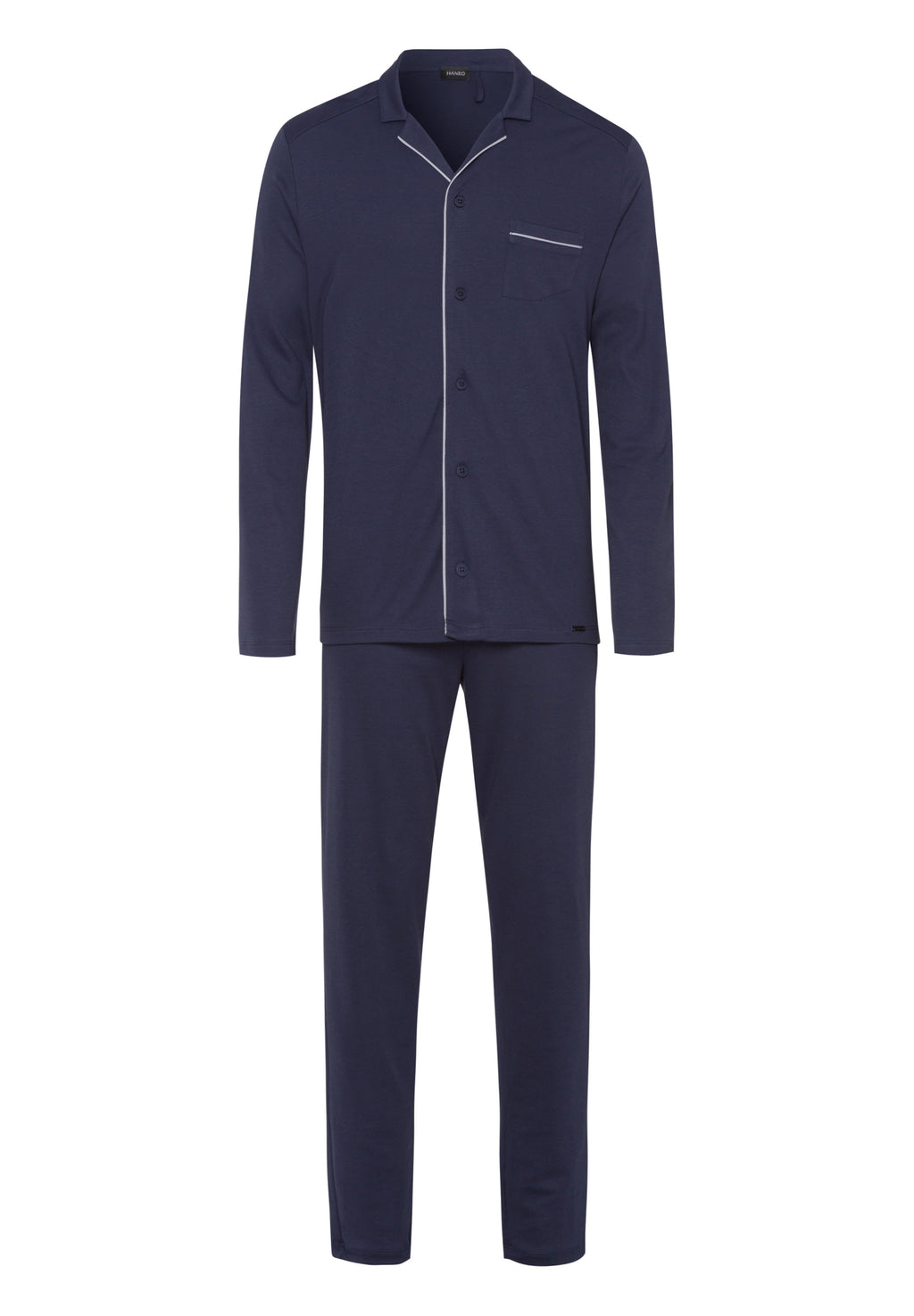 75587 Night & Day L/Slv Long Pajama - 496 Black Iris