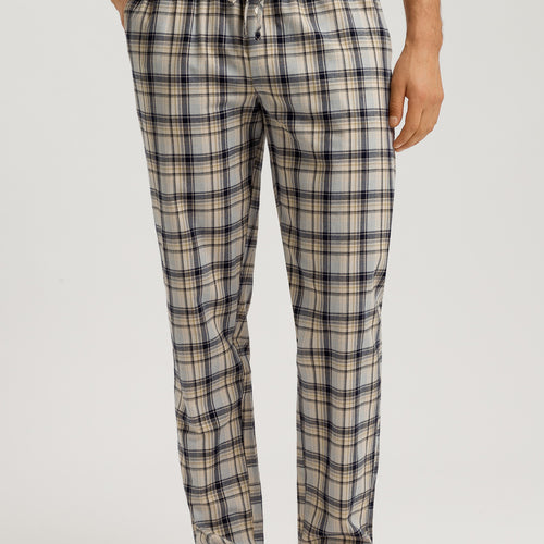 Cozy Comfort Cotton Drawstring Pajama Pants | Cardamom Check 75723-3042