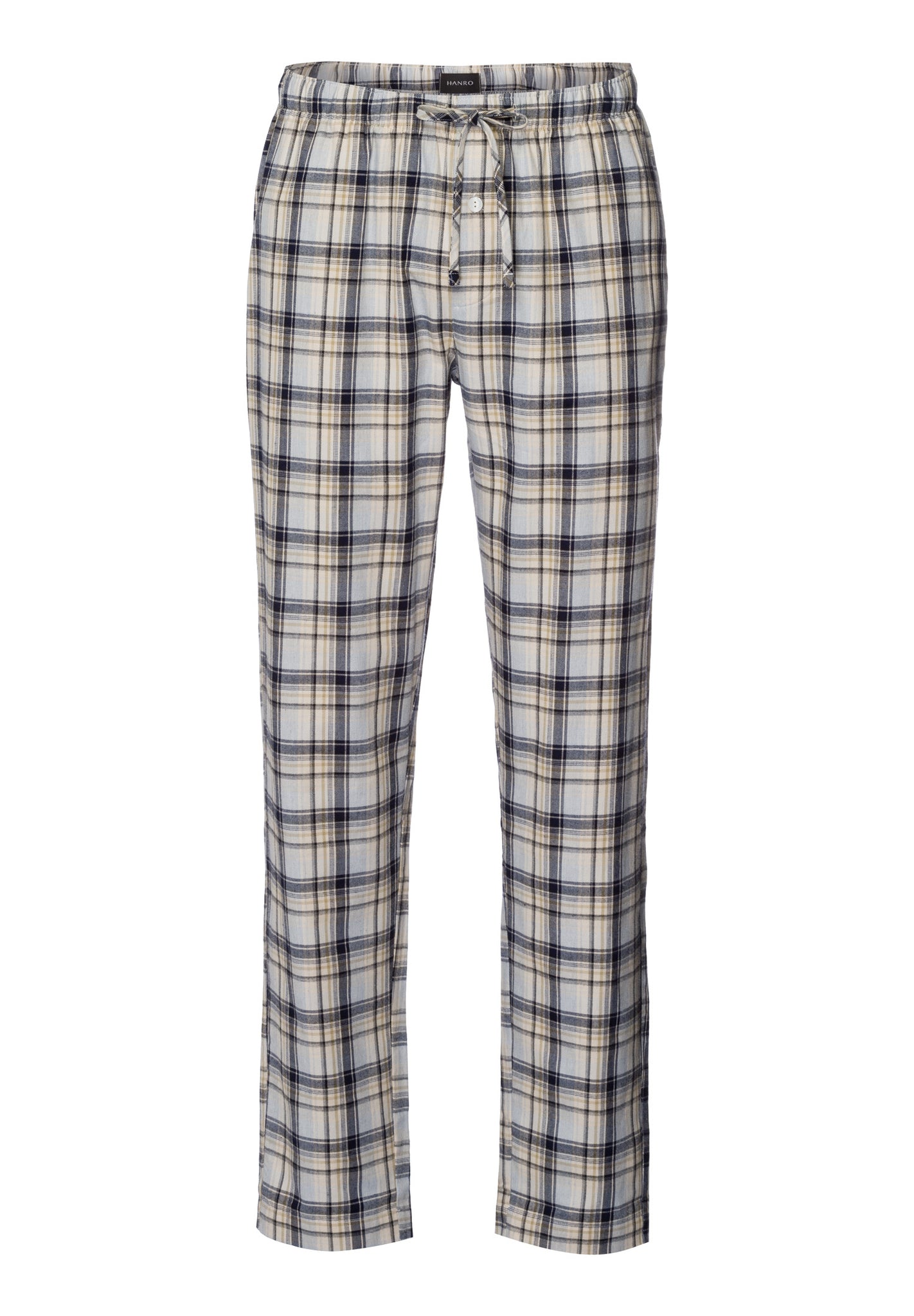 Cozy Comfort Cotton Drawstring Pajama Pants | Cardamom Check 75723-3042
