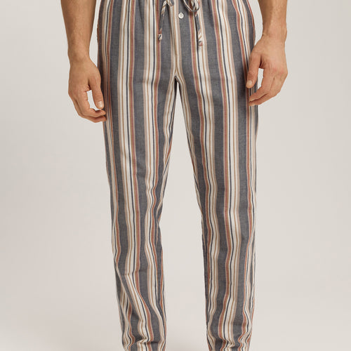 Cozy Comfort Cotton Drawstring Pajama Pants | Redwood Stripe 75723-3043