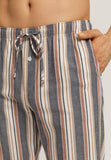 Cozy Comfort Cotton Drawstring Pajama Pants | Redwood Stripe 75723-3043