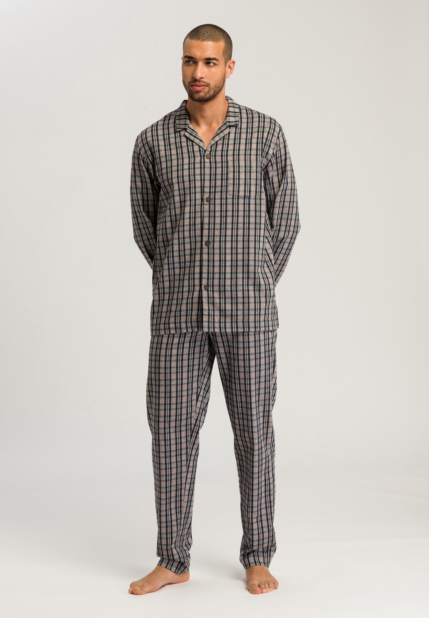 75724 Cozy Comfort L/Slv Pajama - 2389 Essential Stripe