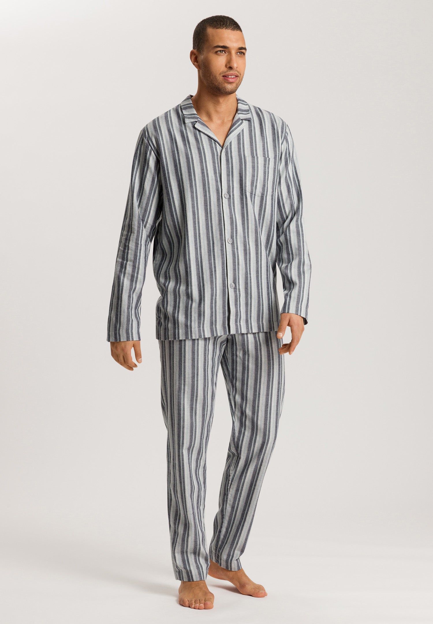 75724 Cozy Comfort Long Sleeve Pajama Set - 2890 Moonlight Stripe