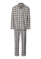 Cozy Comfort Cotton Flannel Button Front Pajama Set | Cardamom Check 75724-3042