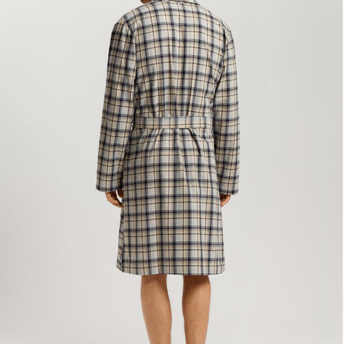 Cozy Comfort Cotton Flannel Robe | Cardamom Check 75729-3042