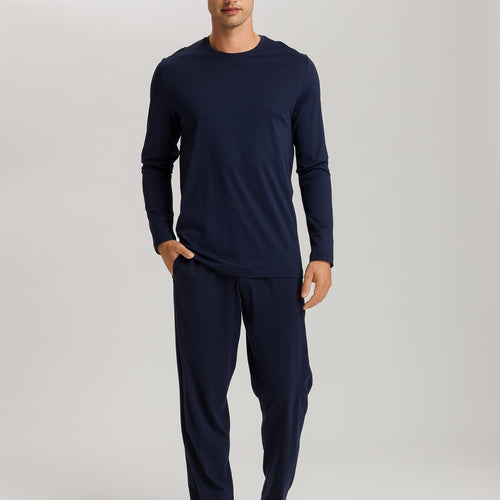 Night And Day Cotton Drawstring Pants | Deep Navy 75751-1610