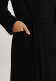 Night And Day Shawl Collar Cotton Robe | Black 75755-019
