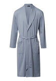 Night And Day Shawl Collar Cotton Robe 120cm | Cliff Grey 75755-2680