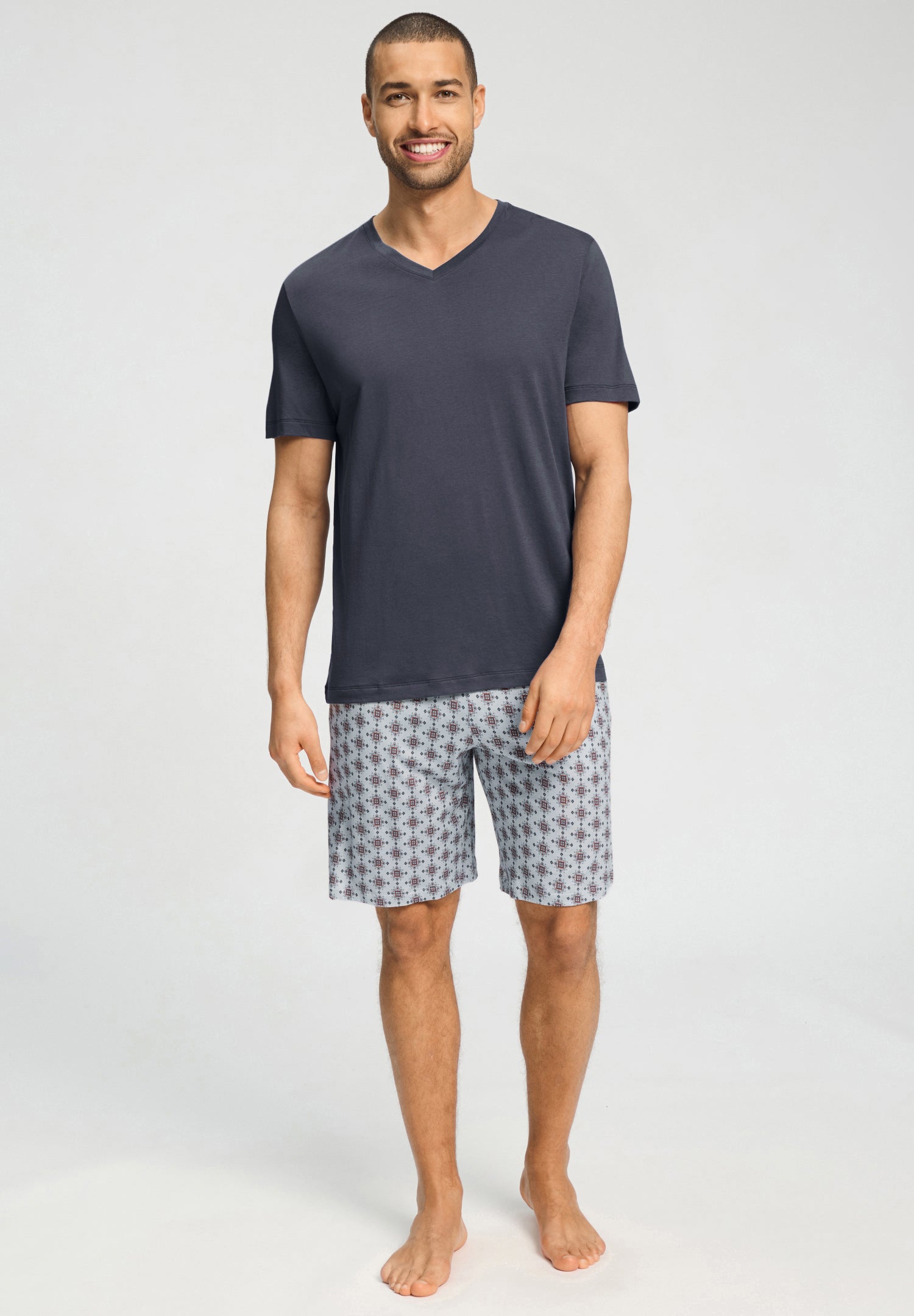 Night And Day Cotton and TENCEL™ V-Neck Pajama Set | Celestial Light 75758-3121