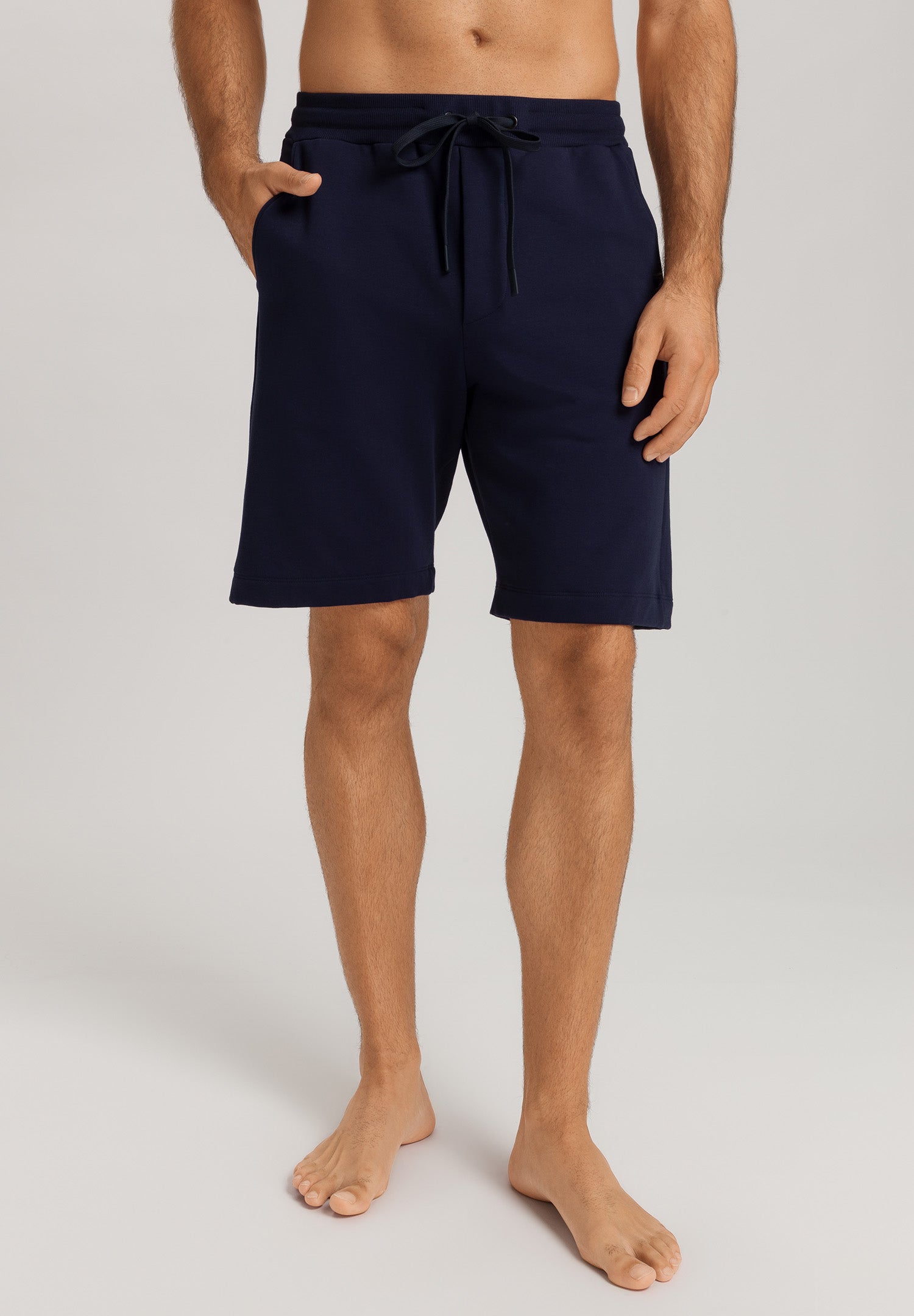 Natural Living Organic Cotton Drawstring Shorts | Deep Navy 75772-1610