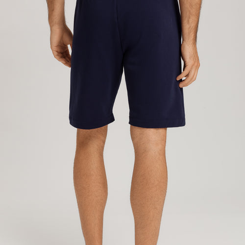 Natural Living Organic Cotton Drawstring Shorts | Deep Navy 75772-1610