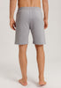 Natural Living Organic Cotton Drawstring Shorts | Grey Melange 75772-3014