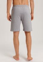 Natural Living Organic Cotton Drawstring Shorts | Grey Melange 75772-3014