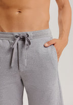 Natural Living Organic Cotton Drawstring Shorts | Grey Melange 75772-3014