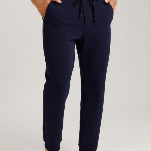 Natural Living Organic Cotton Drawstring Pants | Deep Navy 75773-1610