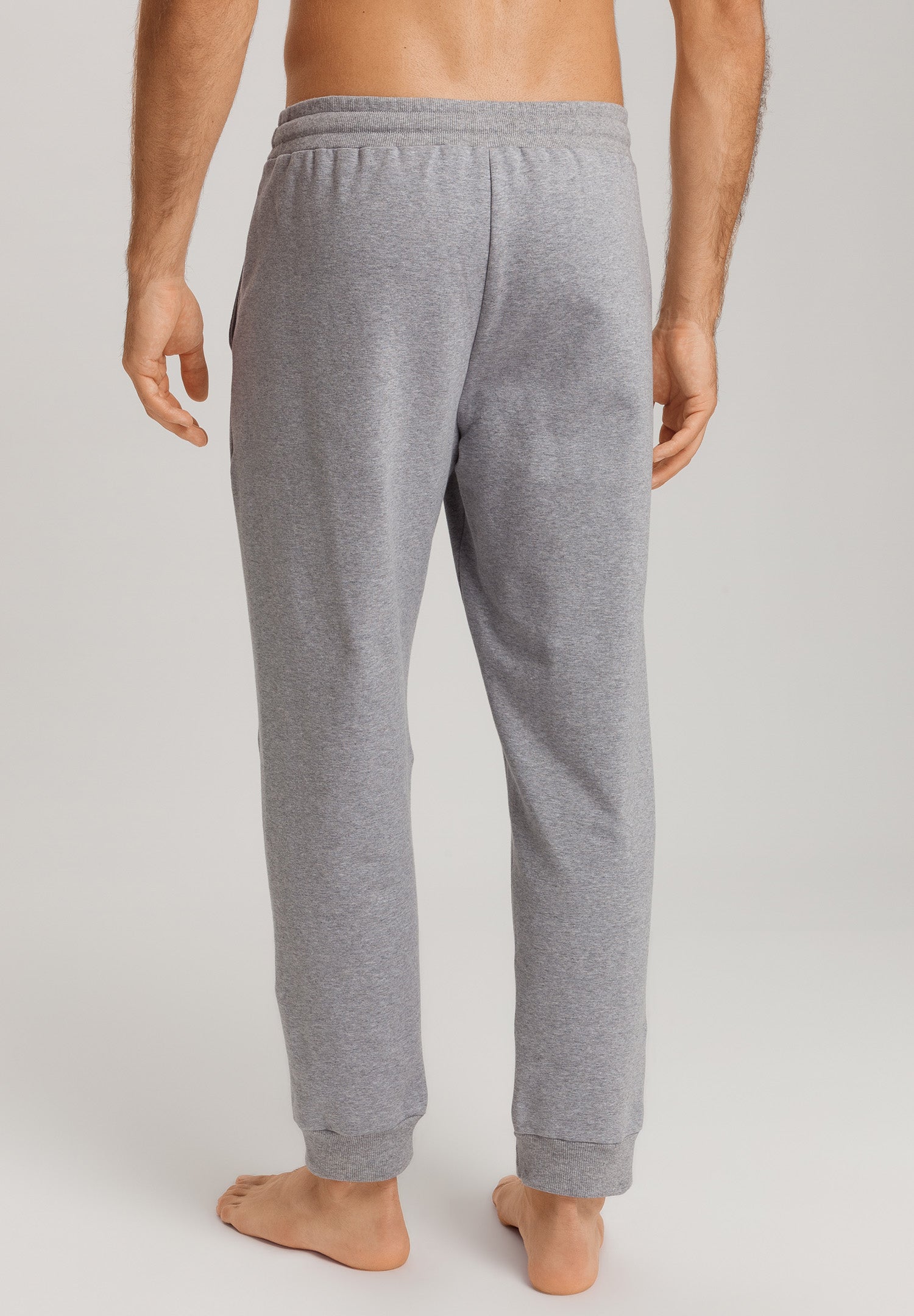 Natural Living Organic Cotton Drawstring Pants | Grey Melange 75773-3014