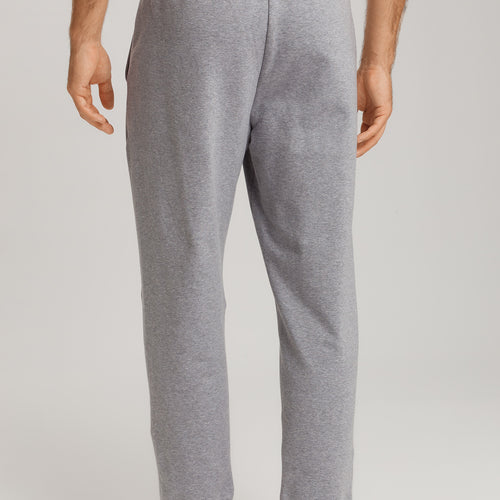 Natural Living Organic Cotton Drawstring Pants | Grey Melange 75773-3014