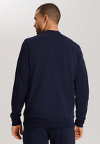 Natural Living Organic Cotton Zip-Up Sweatshirt | Deep Navy 75774-1610