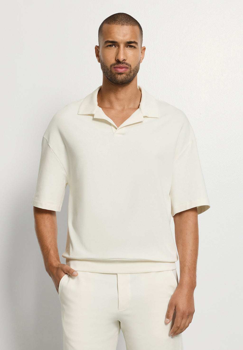 Natural Living S/Slv Sweatshirt | Misty White 75776-2123
