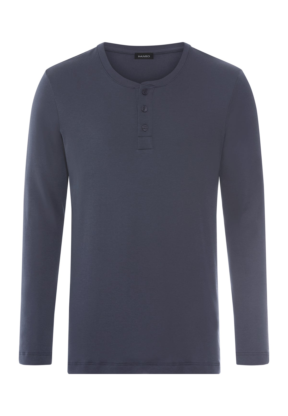 Cozy Comfort L/Slv Henley Shirt | Stormy Gray 75783-2139