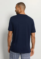 Night And Day Cotton and TENCEL™ V-Neck T-Shirt | Deep Navy 75797-1610